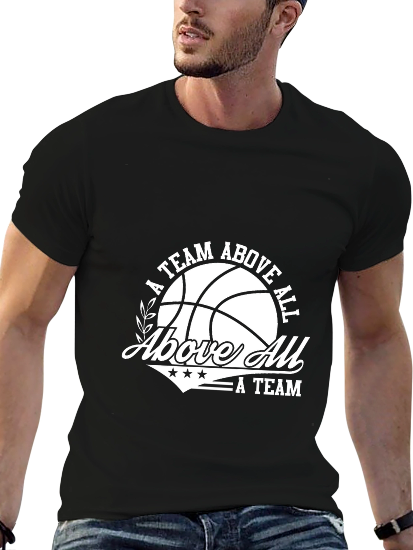 A Team Above All Basketball Graphic Tee