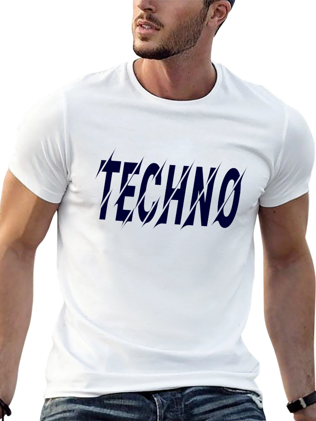 Techno Claw Graphic Black T-Shirt