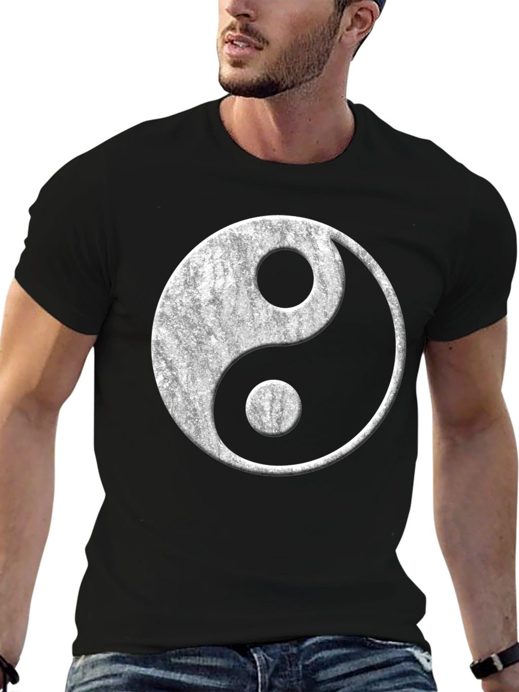 Yin Yang Graphic Tee - Balance and Style