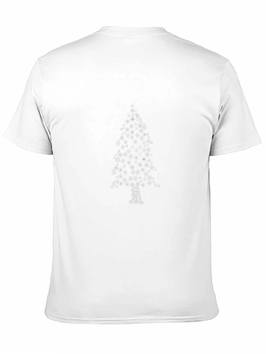 Snowflake Christmas Tree Graphic Tee