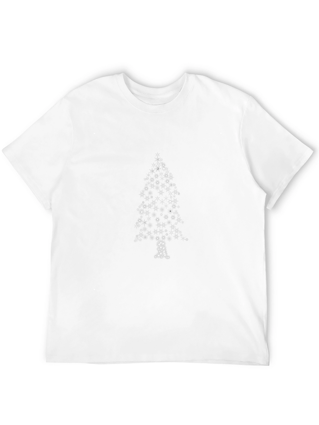 Snowflake Christmas Tree Graphic Tee