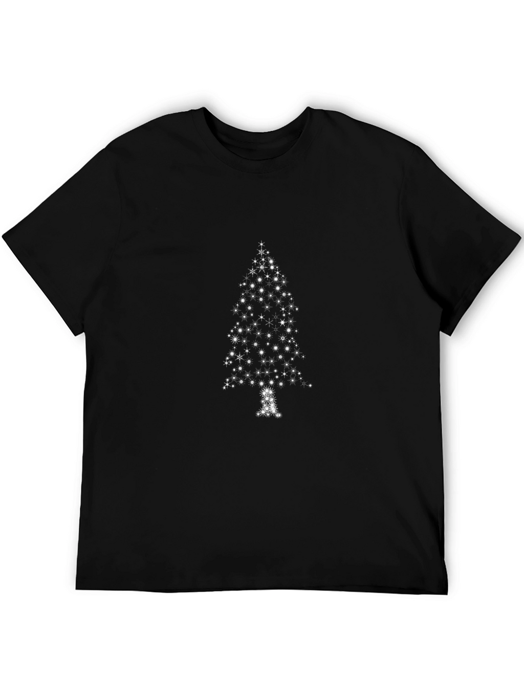 Snowflake Christmas Tree Graphic Tee