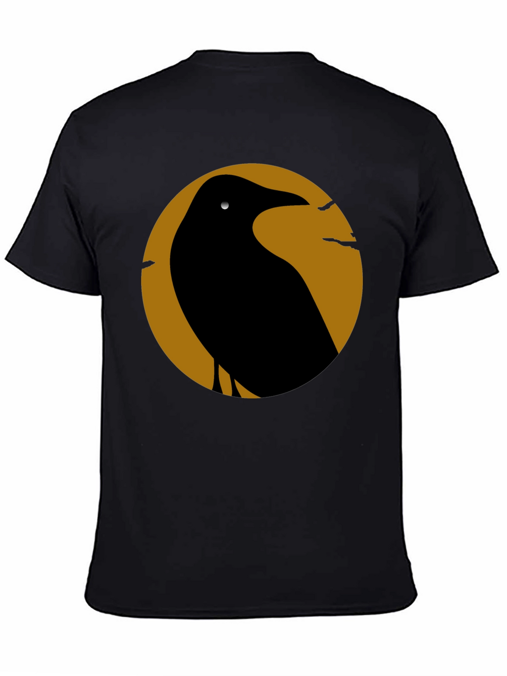 Raven Silhouette Graphic T-Shirt