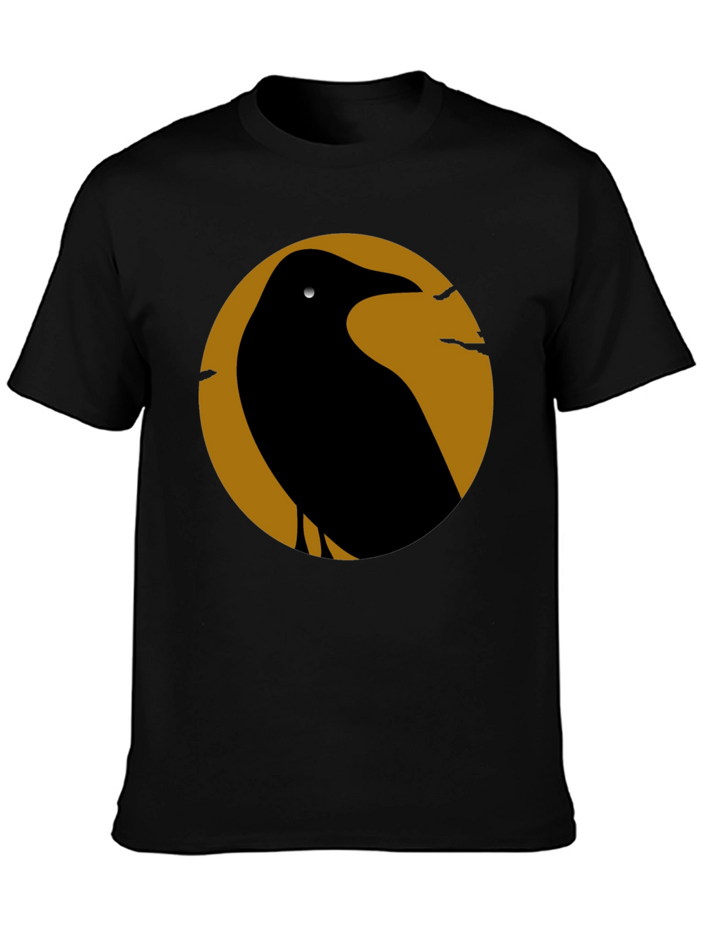 Raven Silhouette Graphic T-Shirt