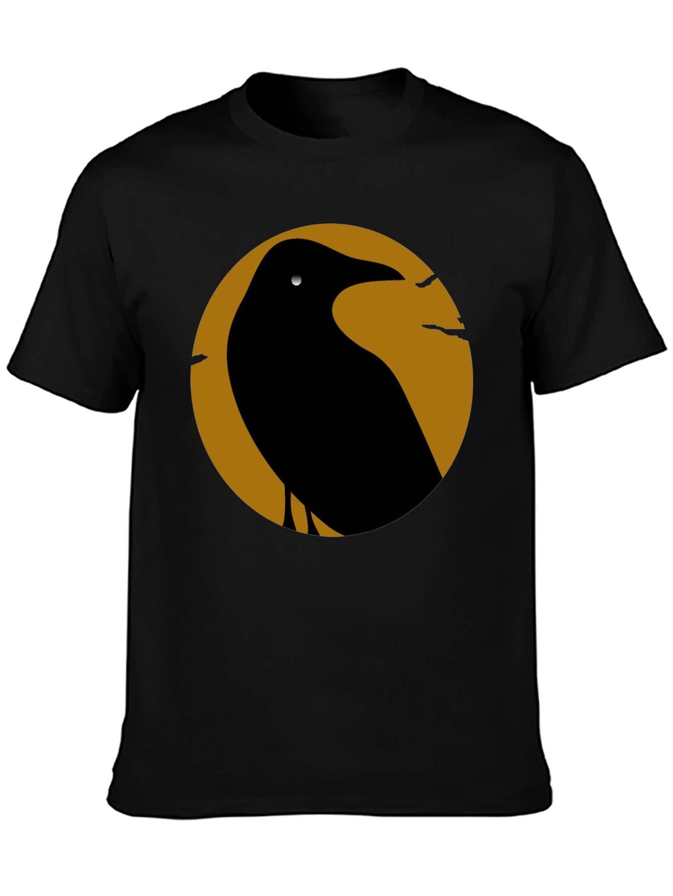 Raven Silhouette Graphic T-Shirt