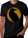 Raven Silhouette Graphic T-Shirt