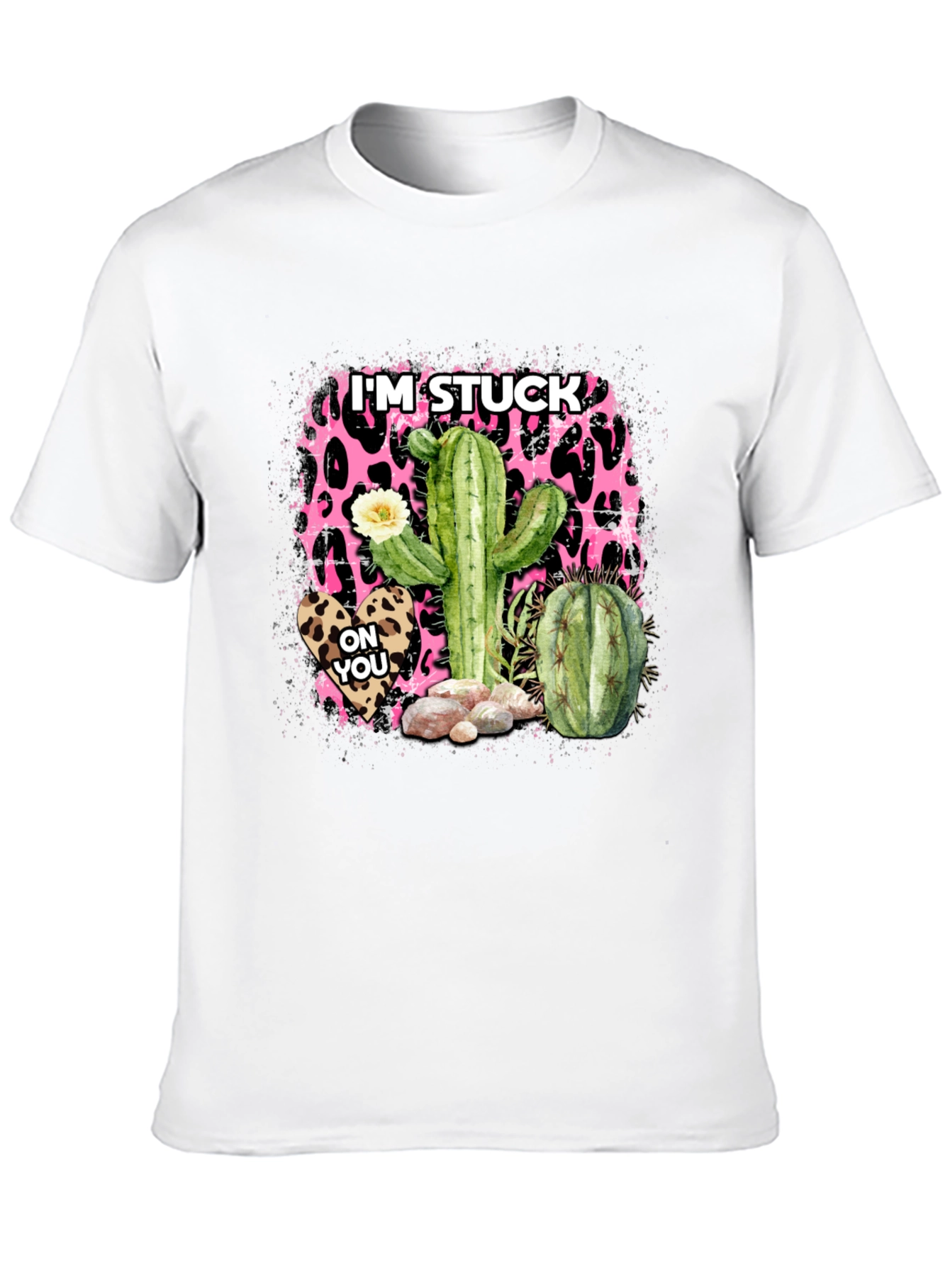 Im Stuck On You Cactus Graphic Tee