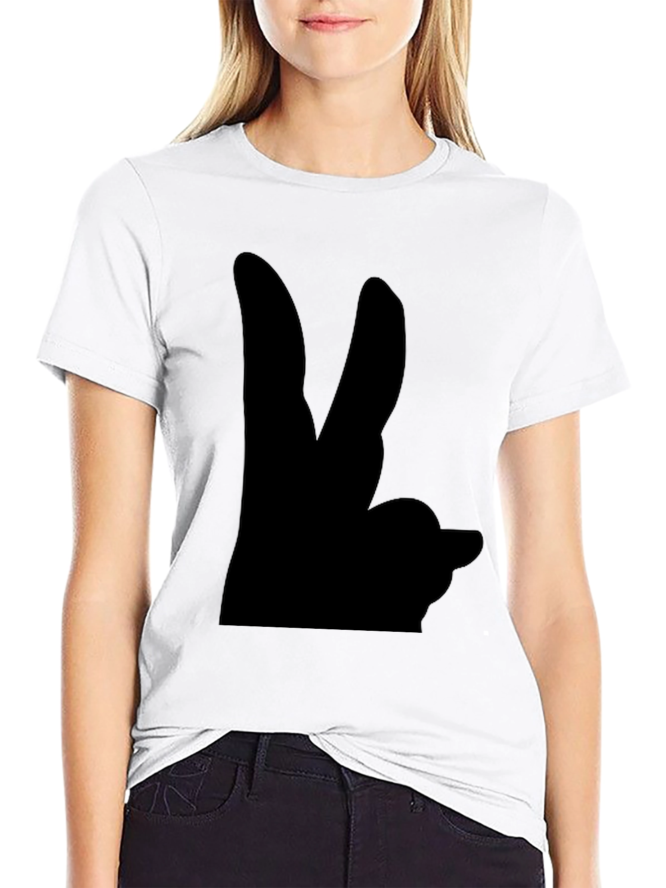 Funny Hand Gesture Graphic T-Shirt