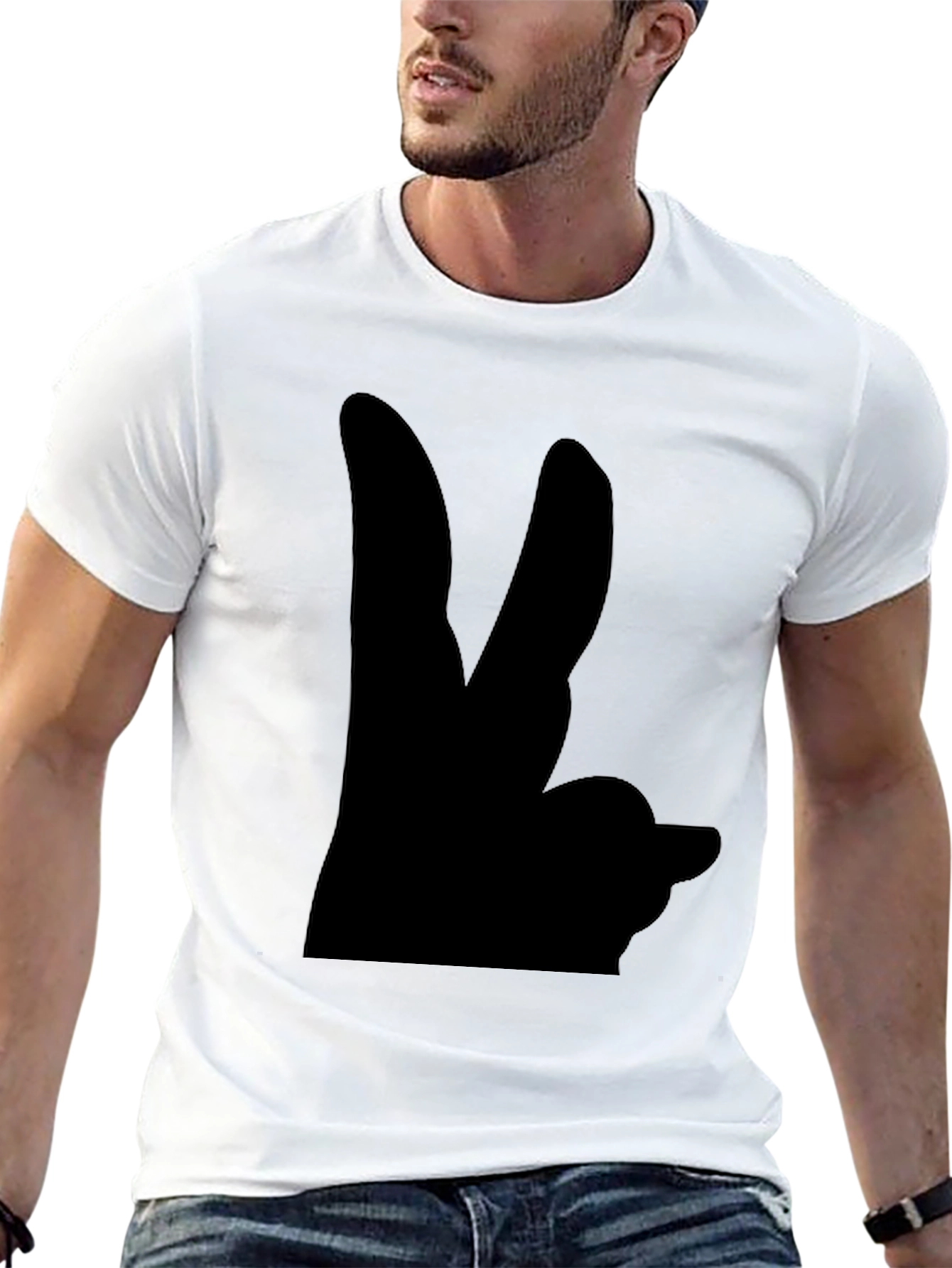 Funny Hand Gesture Graphic T-Shirt