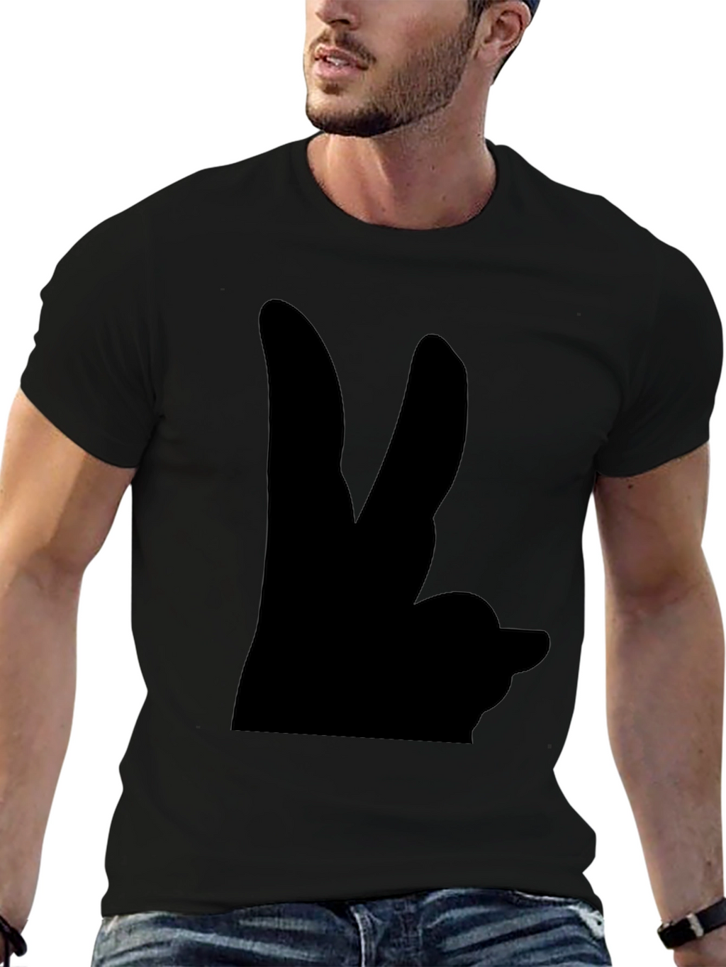 Funny Hand Gesture Graphic T-Shirt