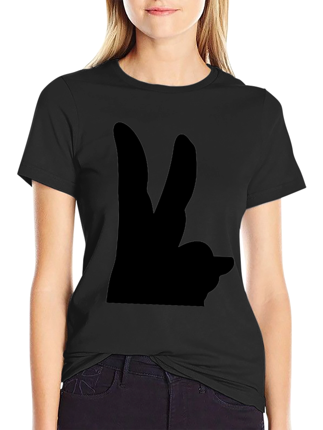 Funny Hand Gesture Graphic T-Shirt