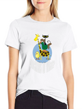 Chickens or What? Graphic Print T-Shirt