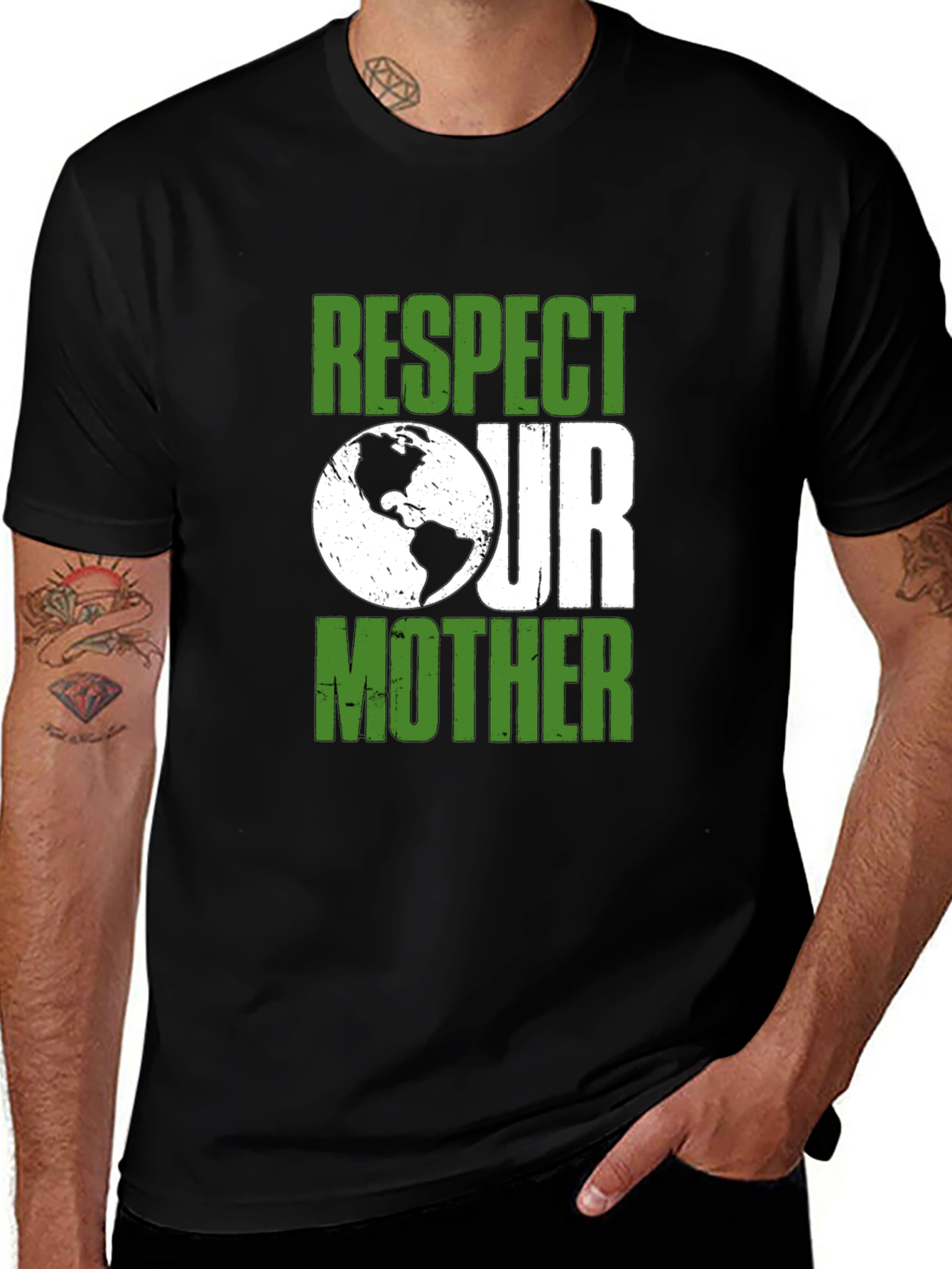 Respect Our Mother Earth T-Shirt - Eco-Friendly Tee