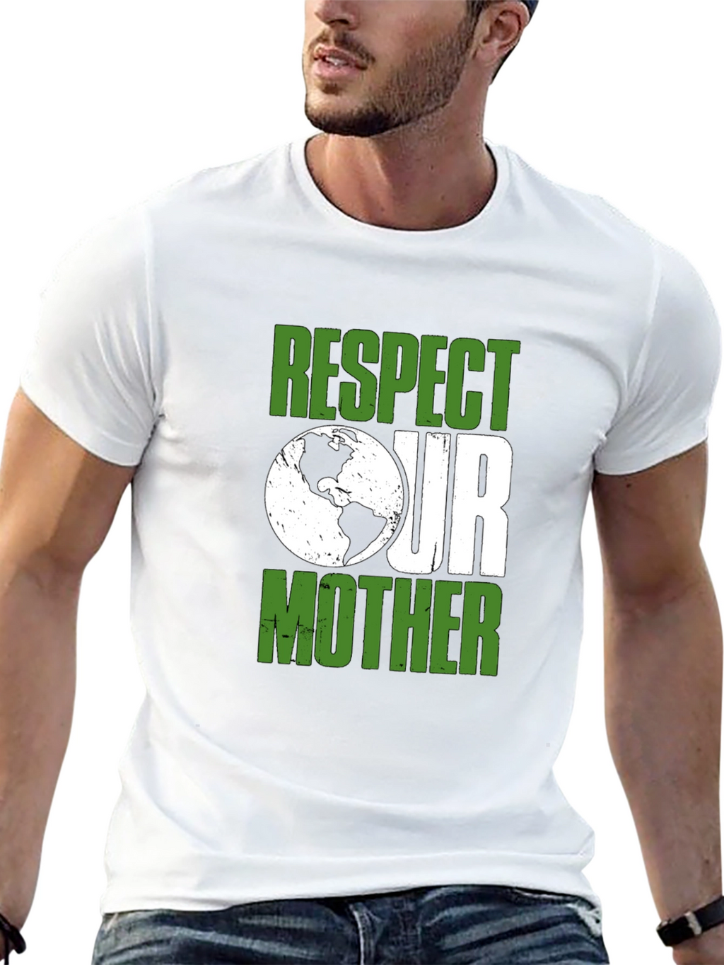 Respect Our Mother Earth T-Shirt - Eco-Friendly Tee