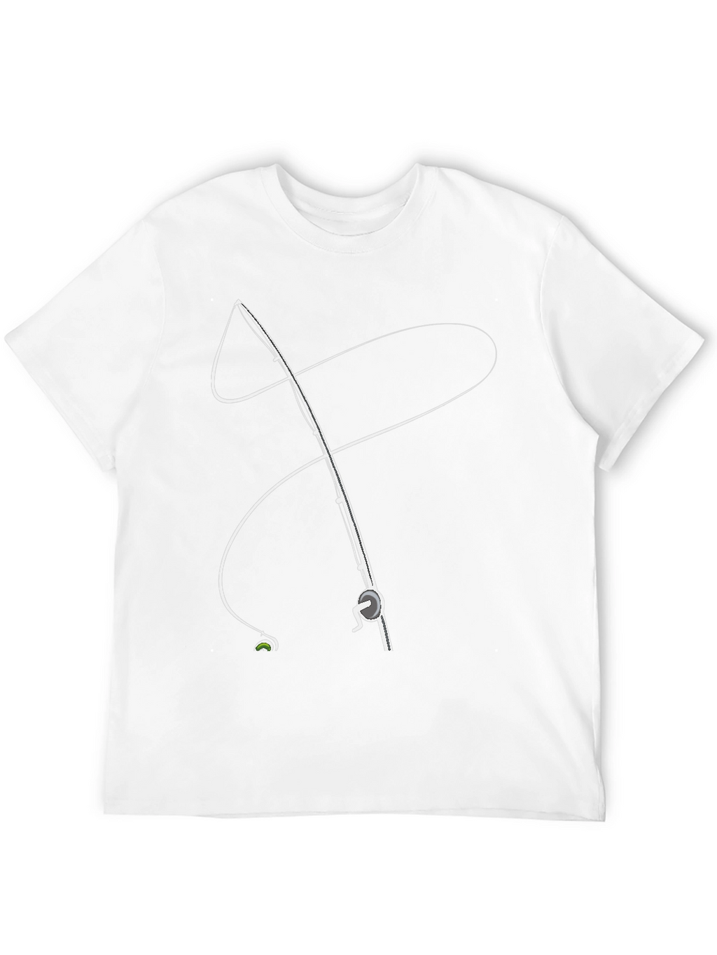 Fishing Rod Graphic Tee - Stylish Angler Apparel