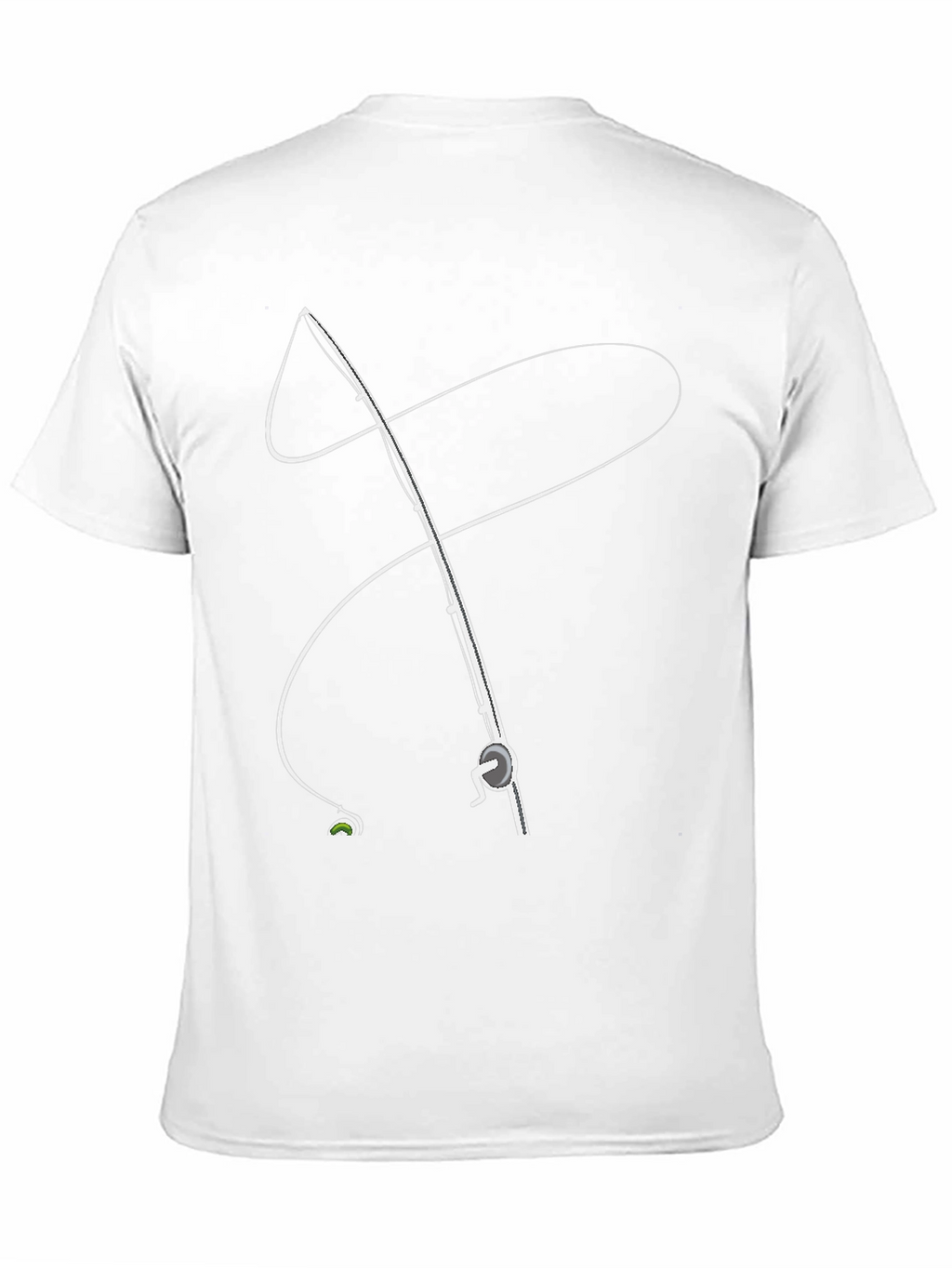Fishing Rod Graphic Tee - Stylish Angler Apparel