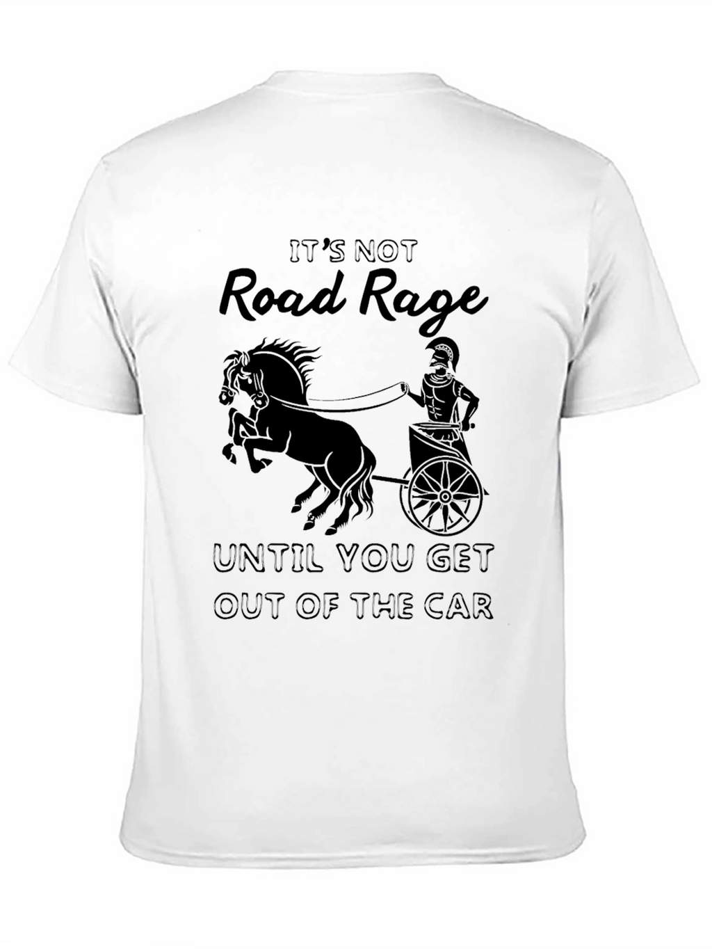 Road Rage Chariot T-Shirt - Black Cotton Tee