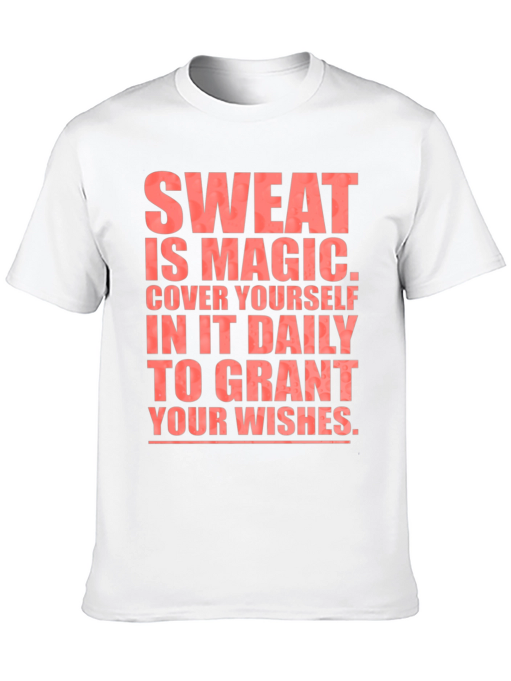 Sweat is Magic T-Shirt - Black Cotton Tee