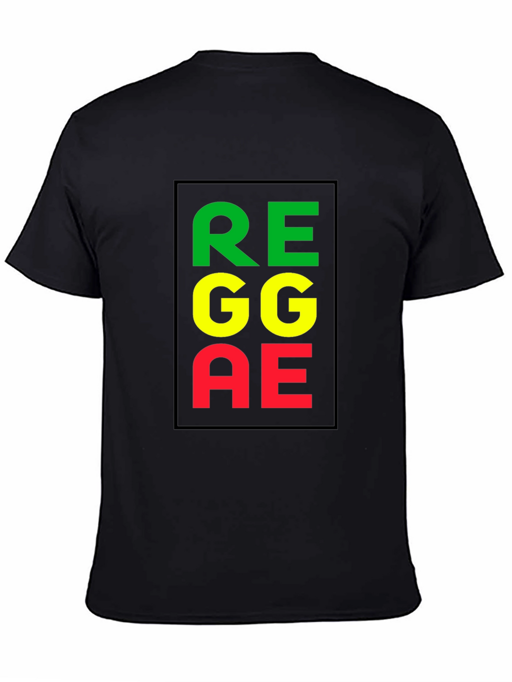 Reggae Graphic Black T-Shirt