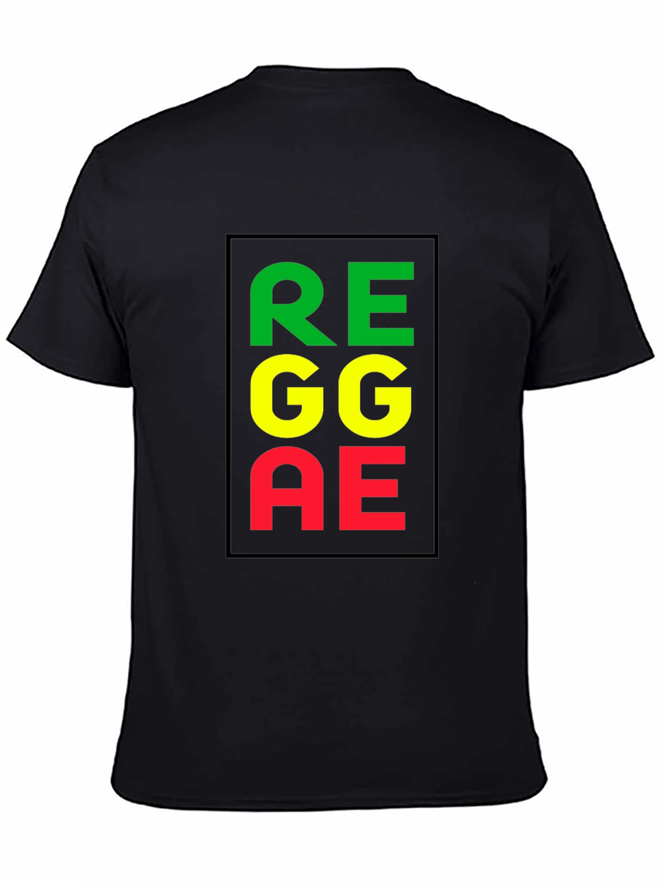 Reggae Graphic Black T-Shirt