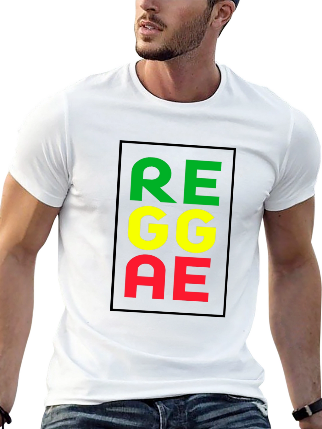 Reggae Graphic Black T-Shirt