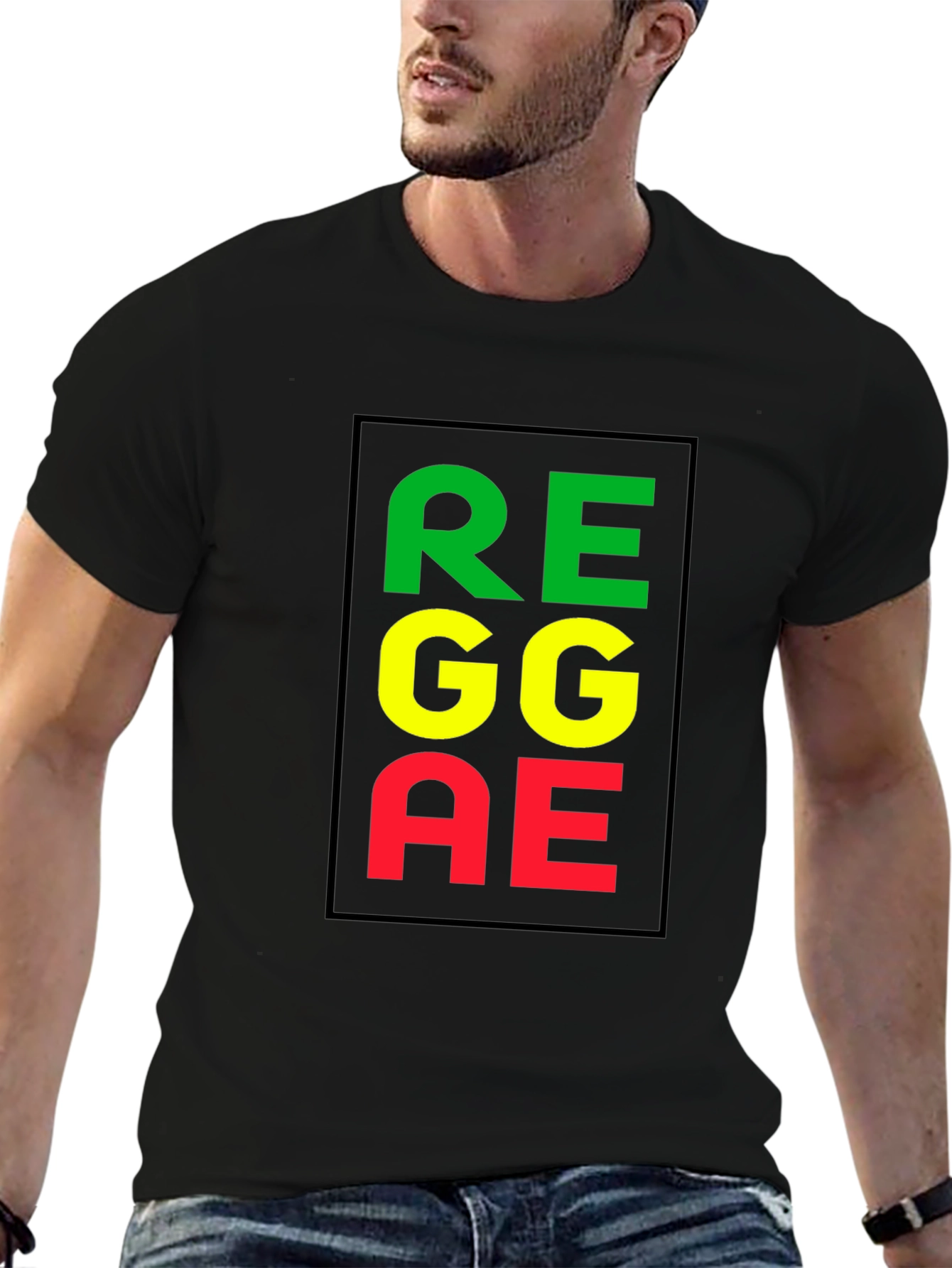 Reggae Graphic Black T-Shirt