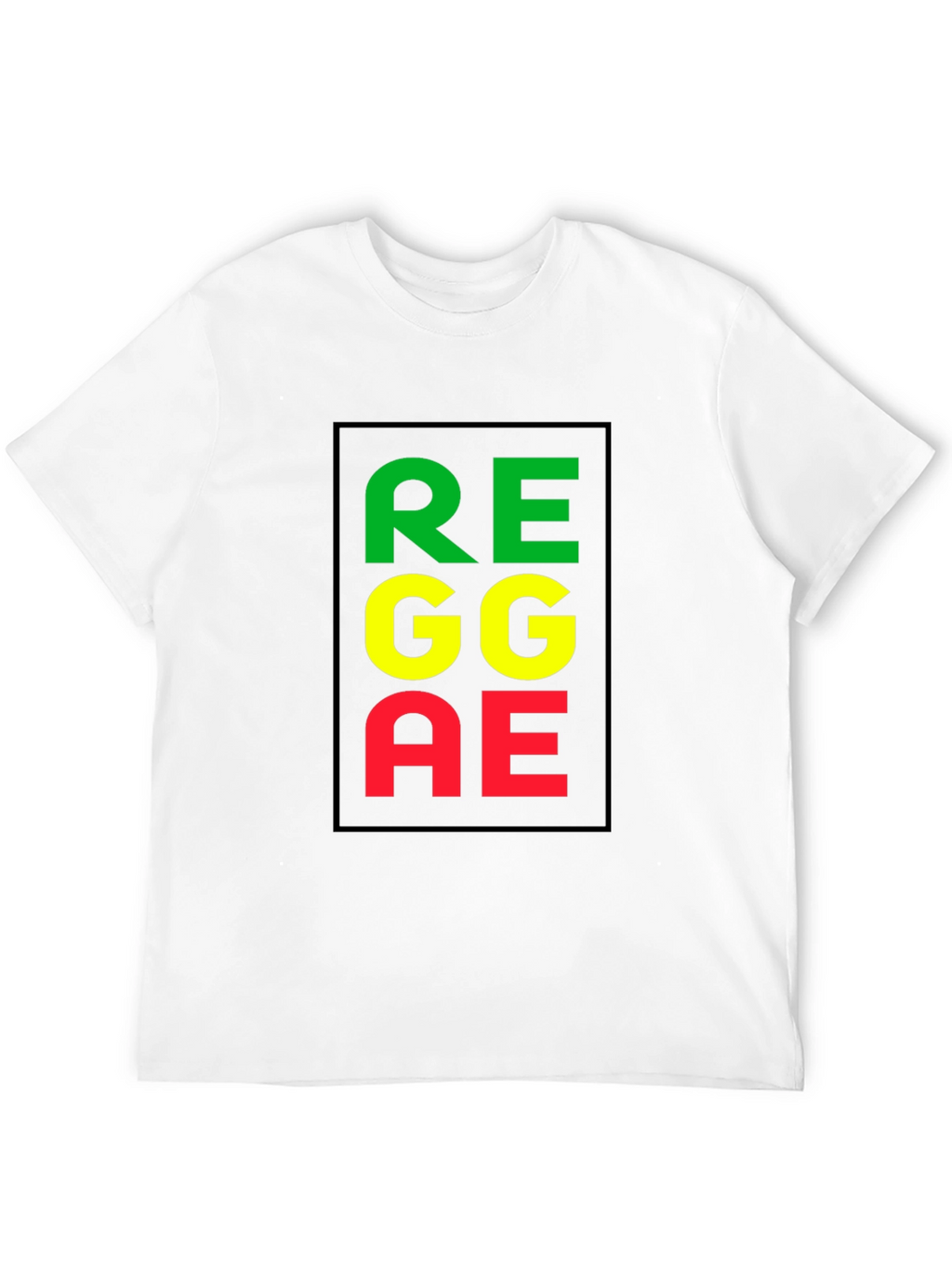 Reggae Graphic Black T-Shirt