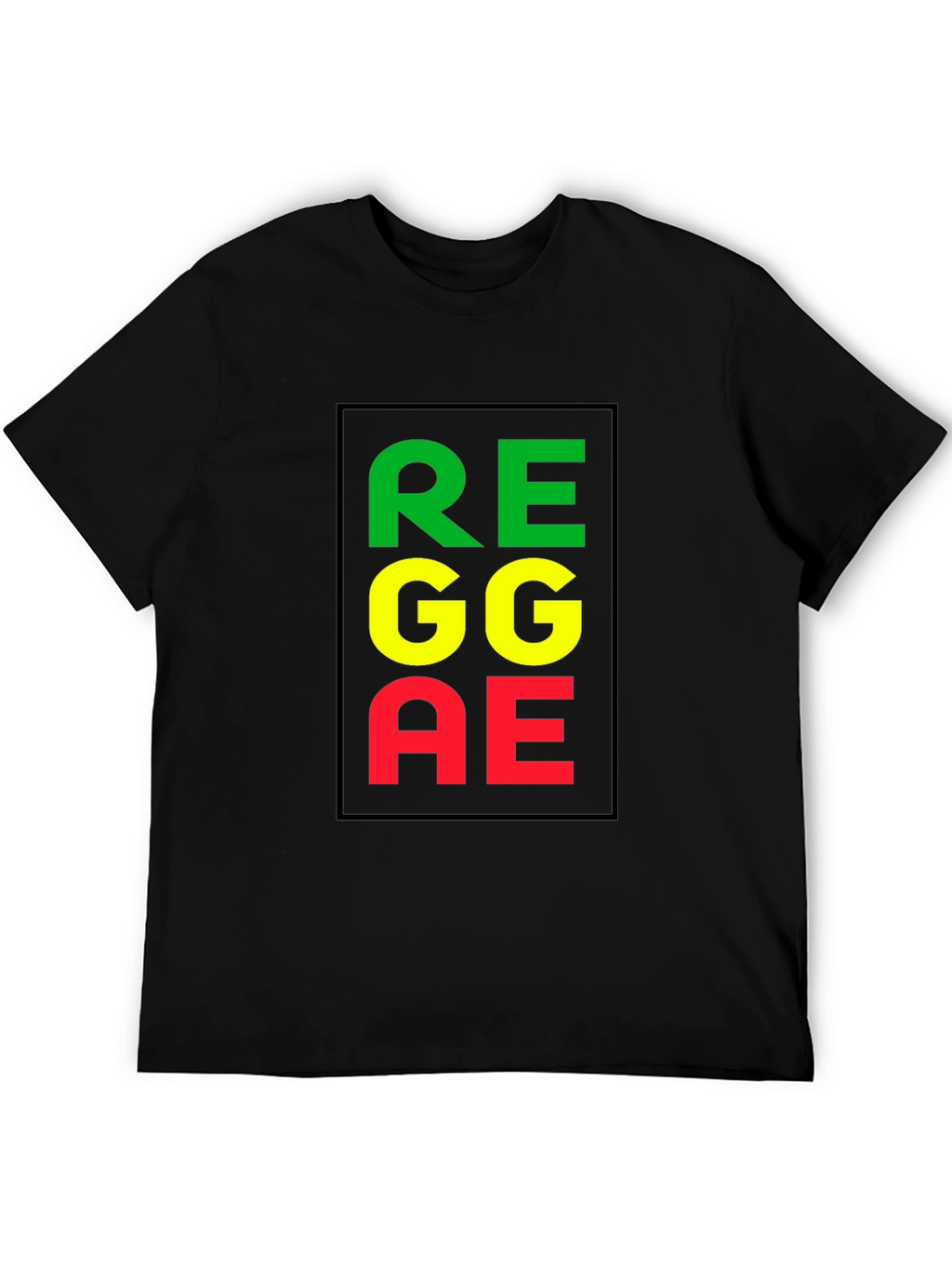 Reggae Graphic Black T-Shirt