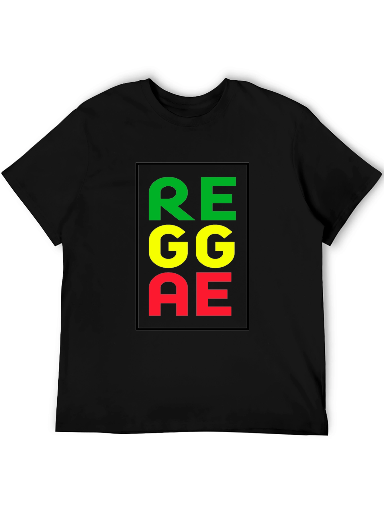 Reggae Graphic Black T-Shirt