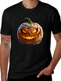 Halloween Pumpkin Mummy Graphic Tee