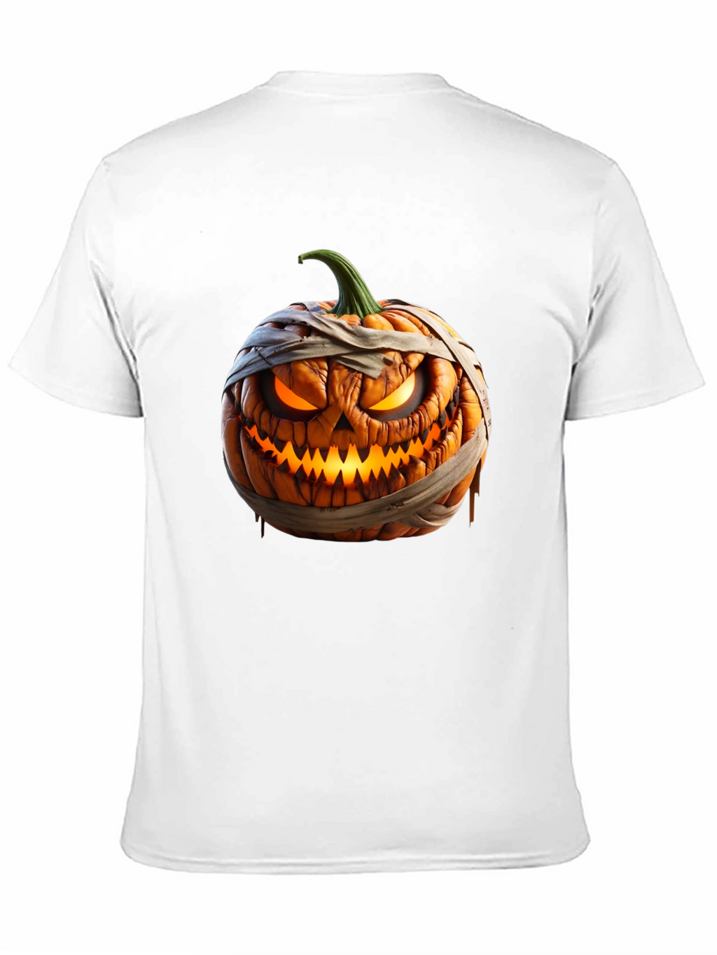 Halloween Pumpkin Mummy Graphic Tee