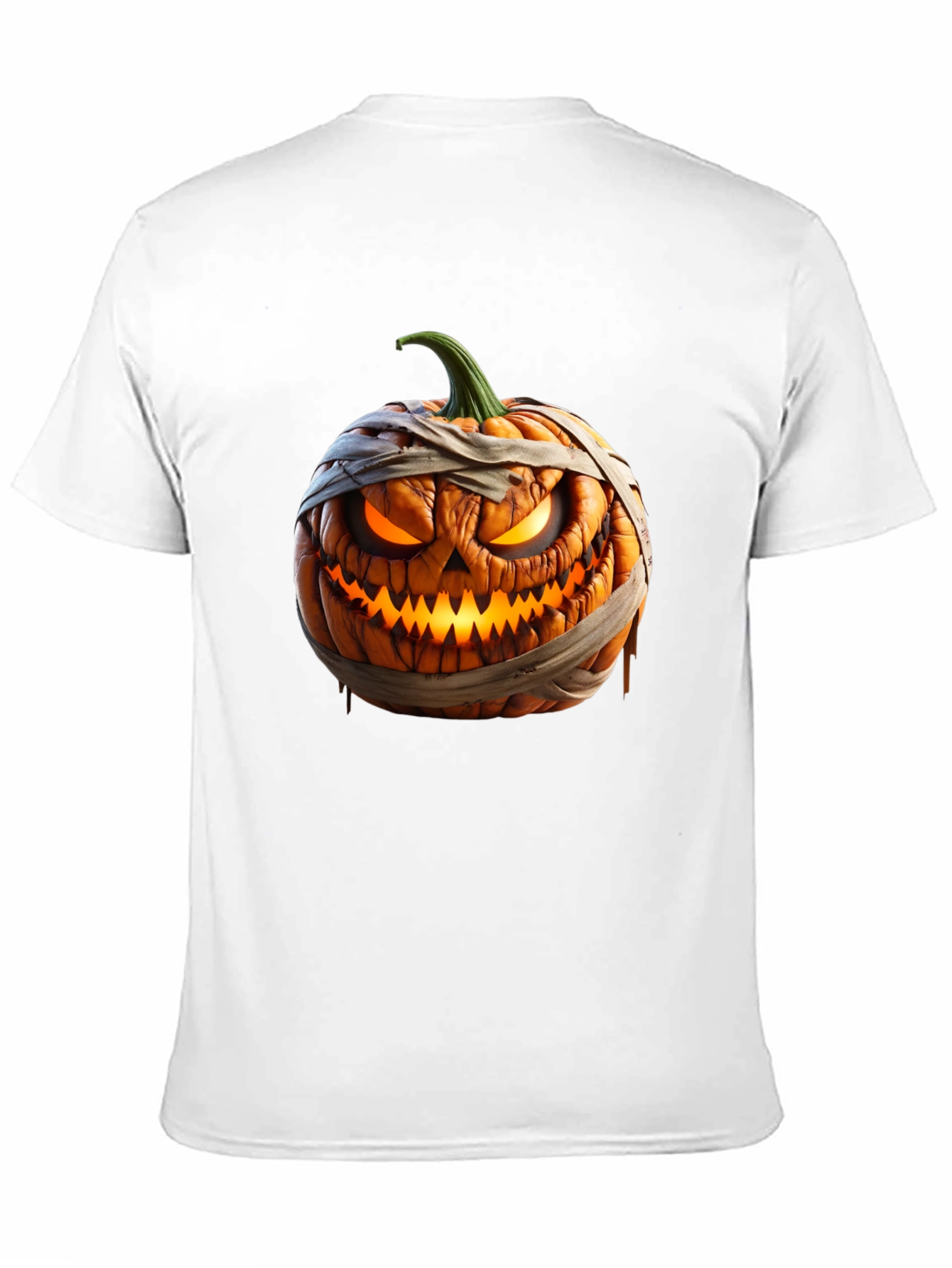 Halloween Pumpkin Mummy Graphic Tee