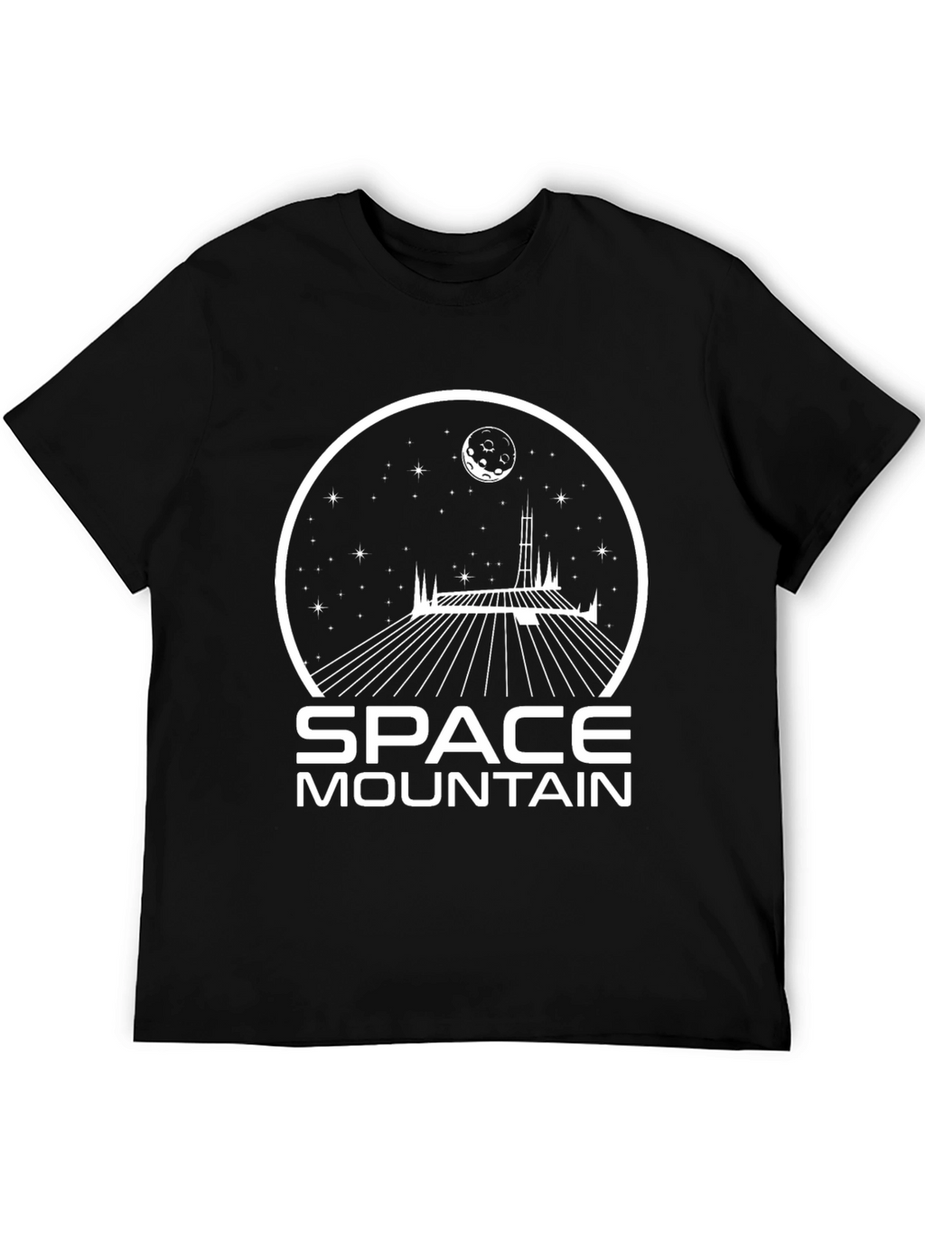 Space Mountain T-Shirt - Retro Theme Park Ride Tee