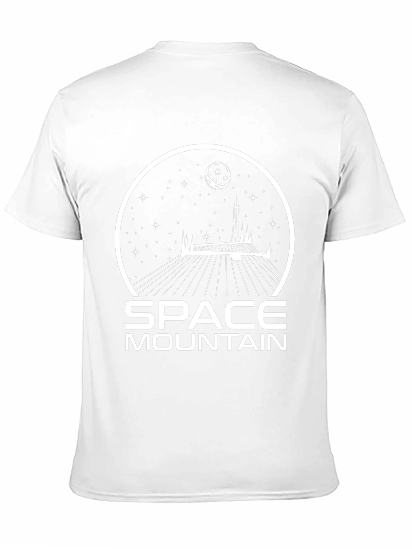 Space Mountain T-Shirt - Retro Theme Park Ride Tee