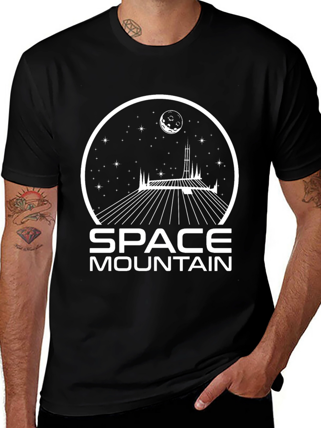 Space Mountain T-Shirt - Retro Theme Park Ride Tee