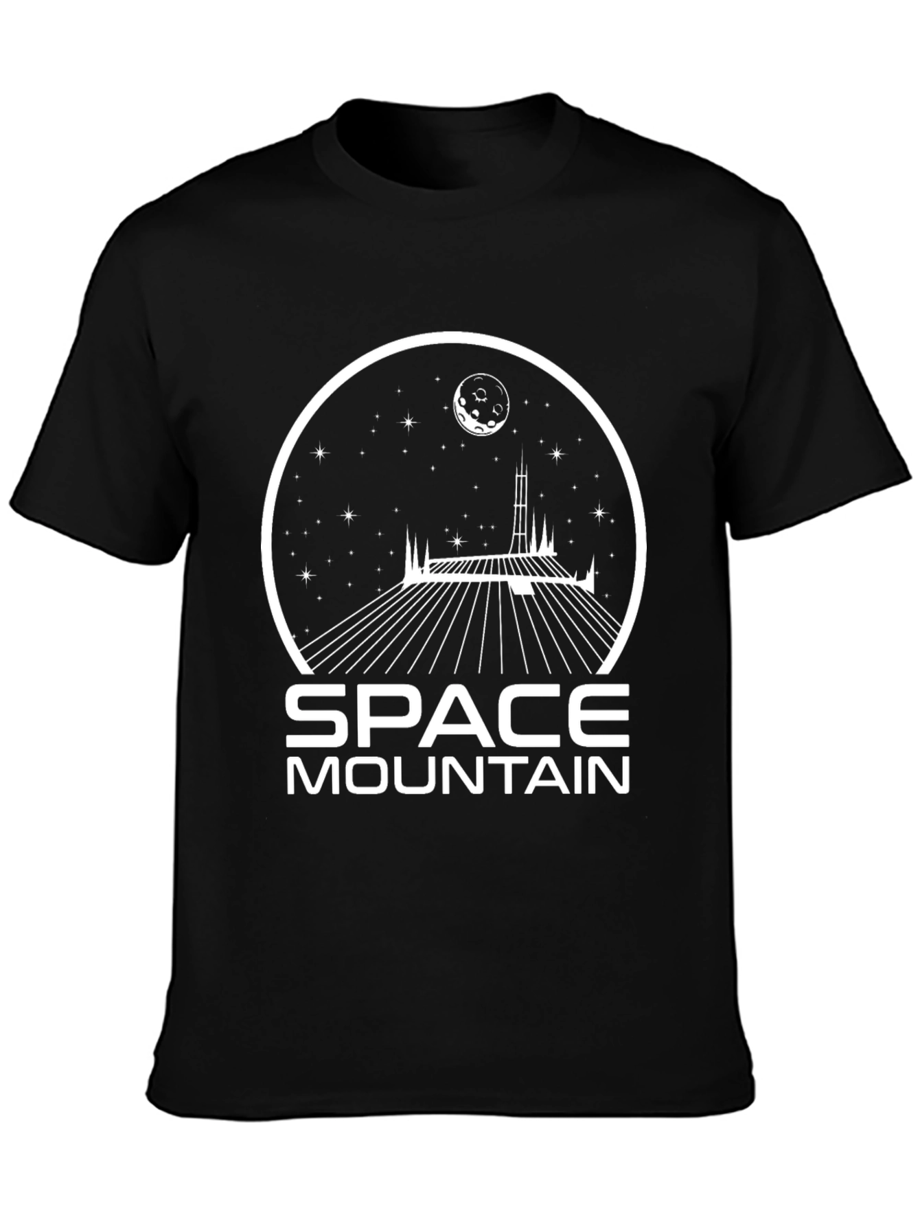 Space Mountain T-Shirt - Retro Theme Park Ride Tee