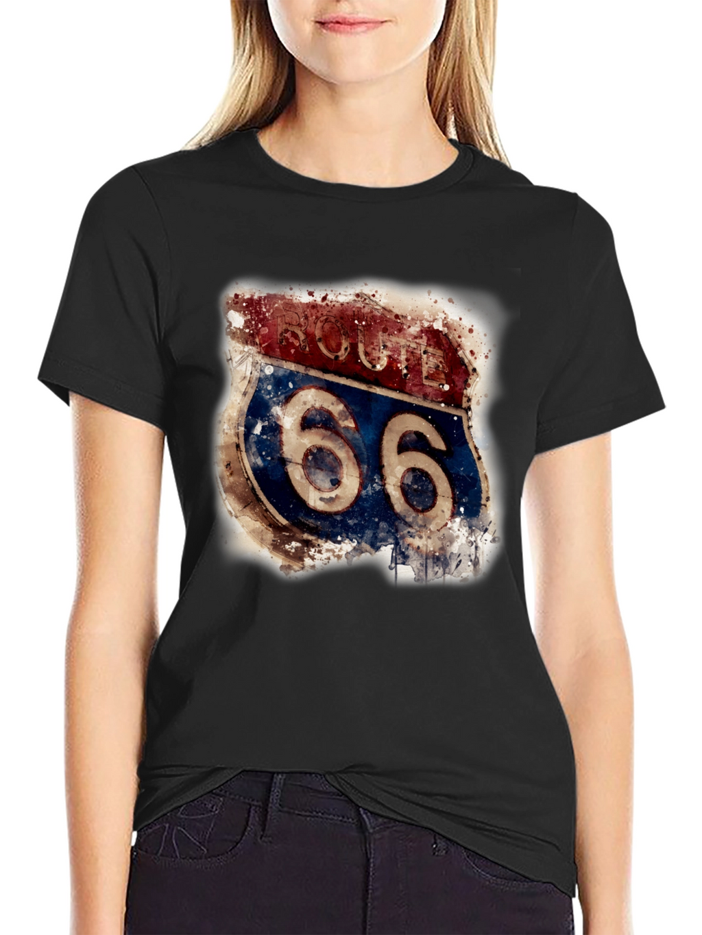Route 66 Graphic T-Shirt