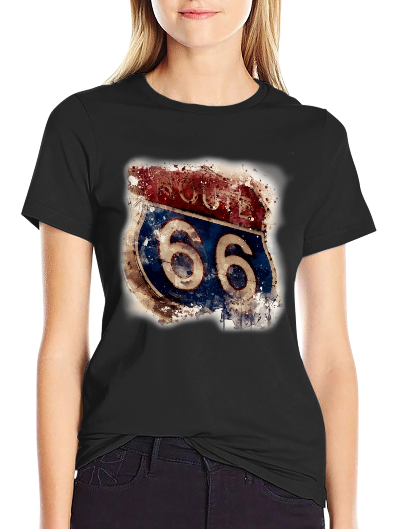 Route 66 Graphic T-Shirt