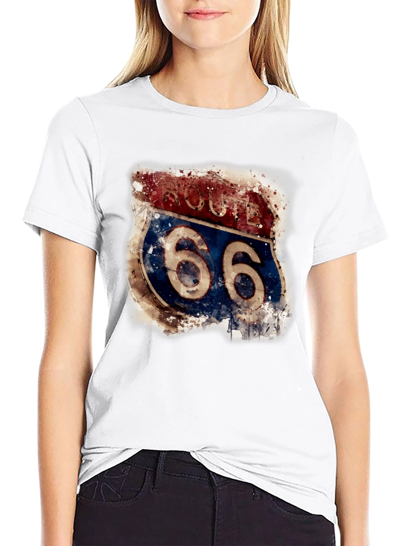 Route 66 Graphic T-Shirt