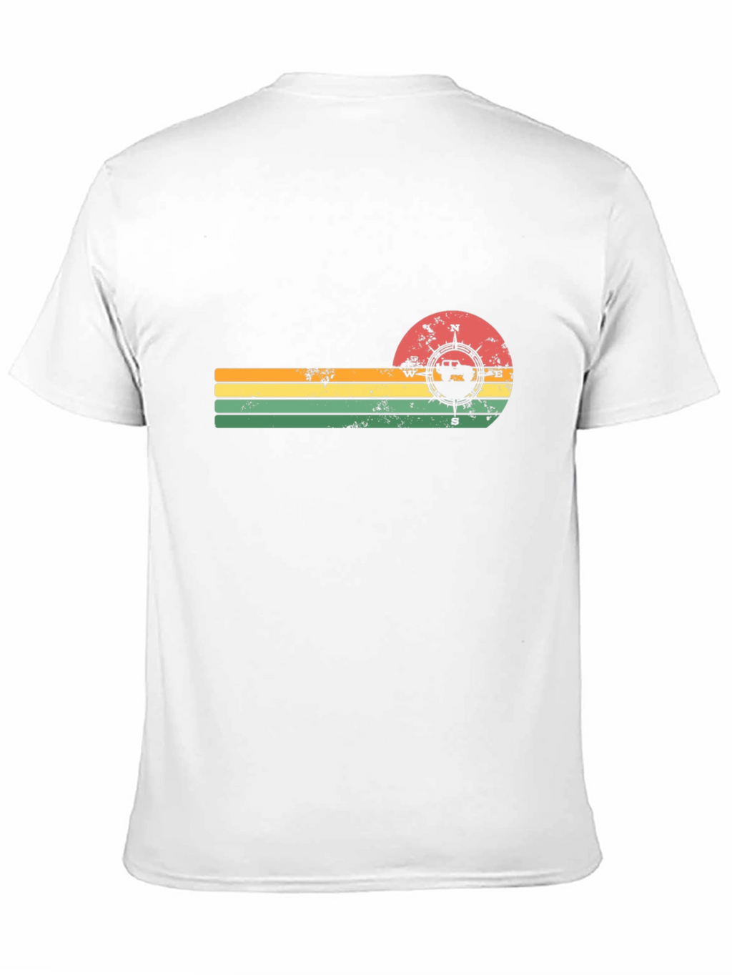 Retro Compass Jeep T-Shirt