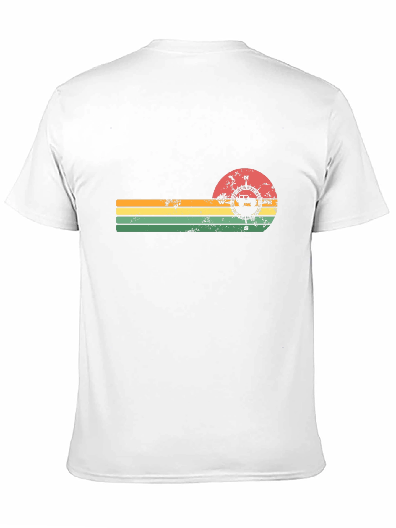 Retro Compass Jeep T-Shirt
