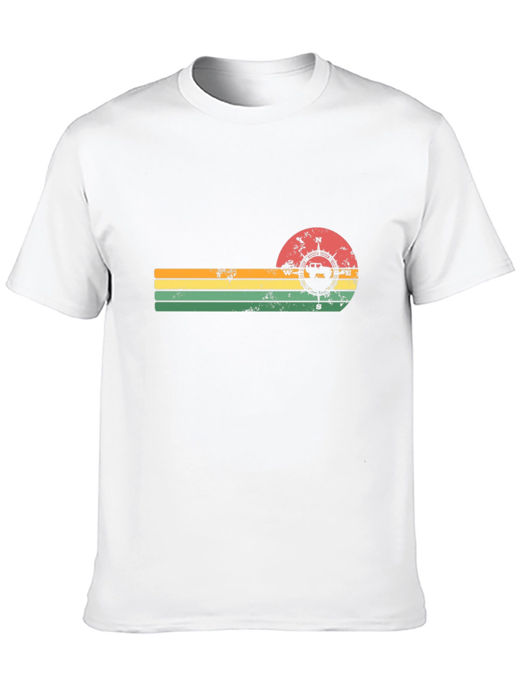 Retro Compass Jeep T-Shirt