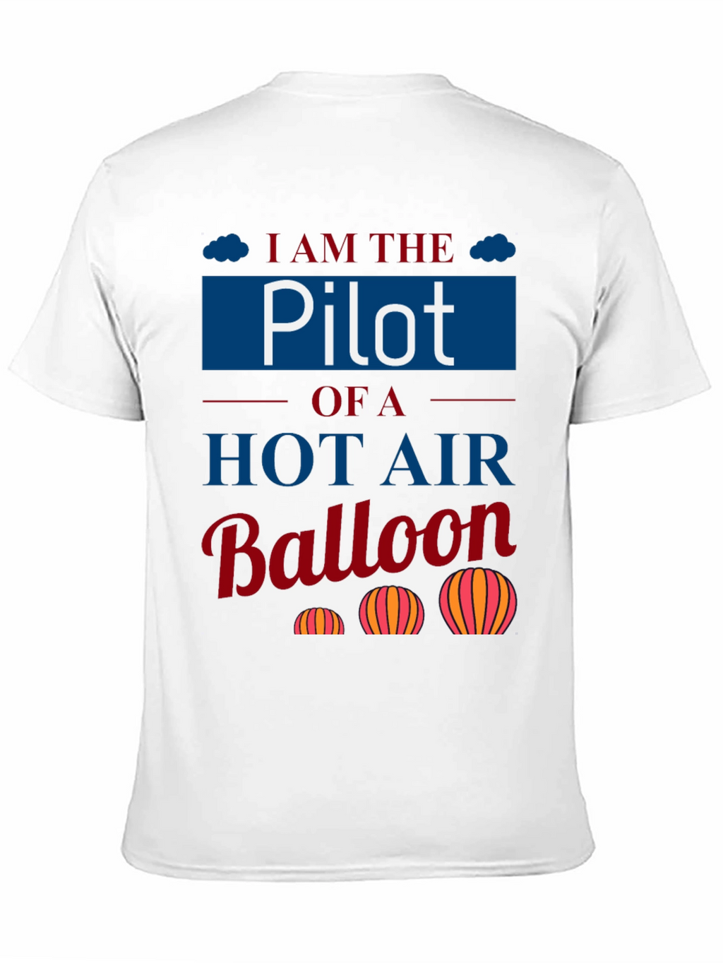Pilot Hot Air Balloon T-Shirt - Aviation Lover Tee