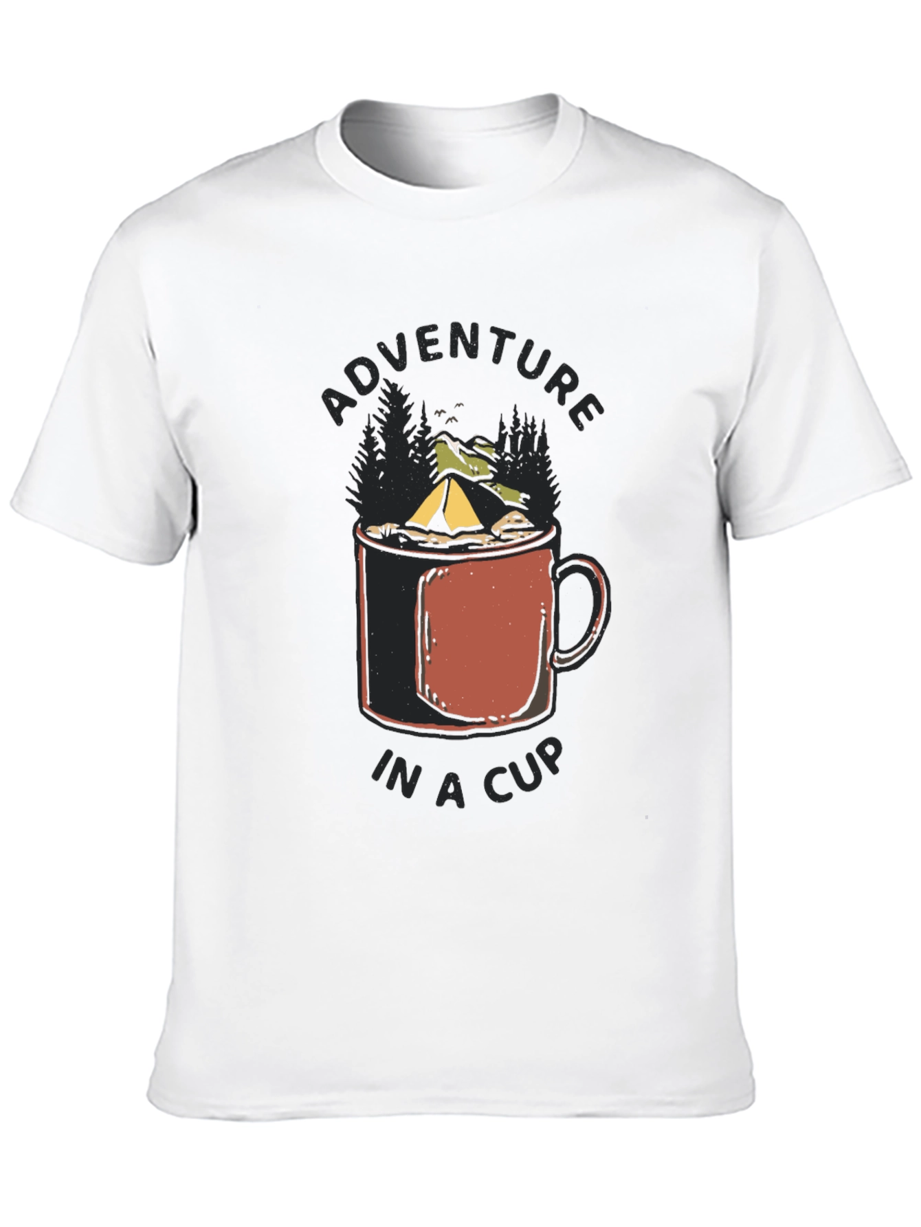 Adventure in a Cup Black Tee