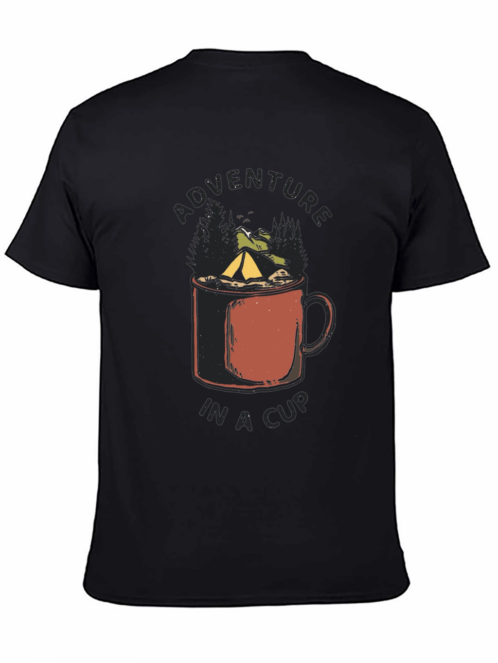 Adventure in a Cup Black Tee