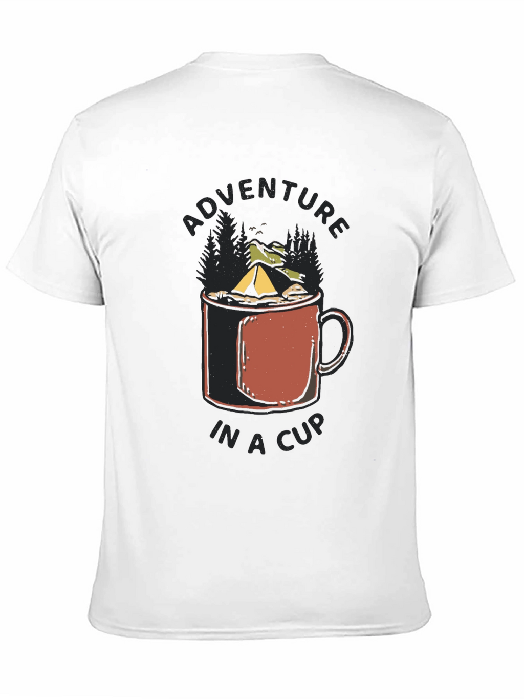 Adventure in a Cup Black Tee