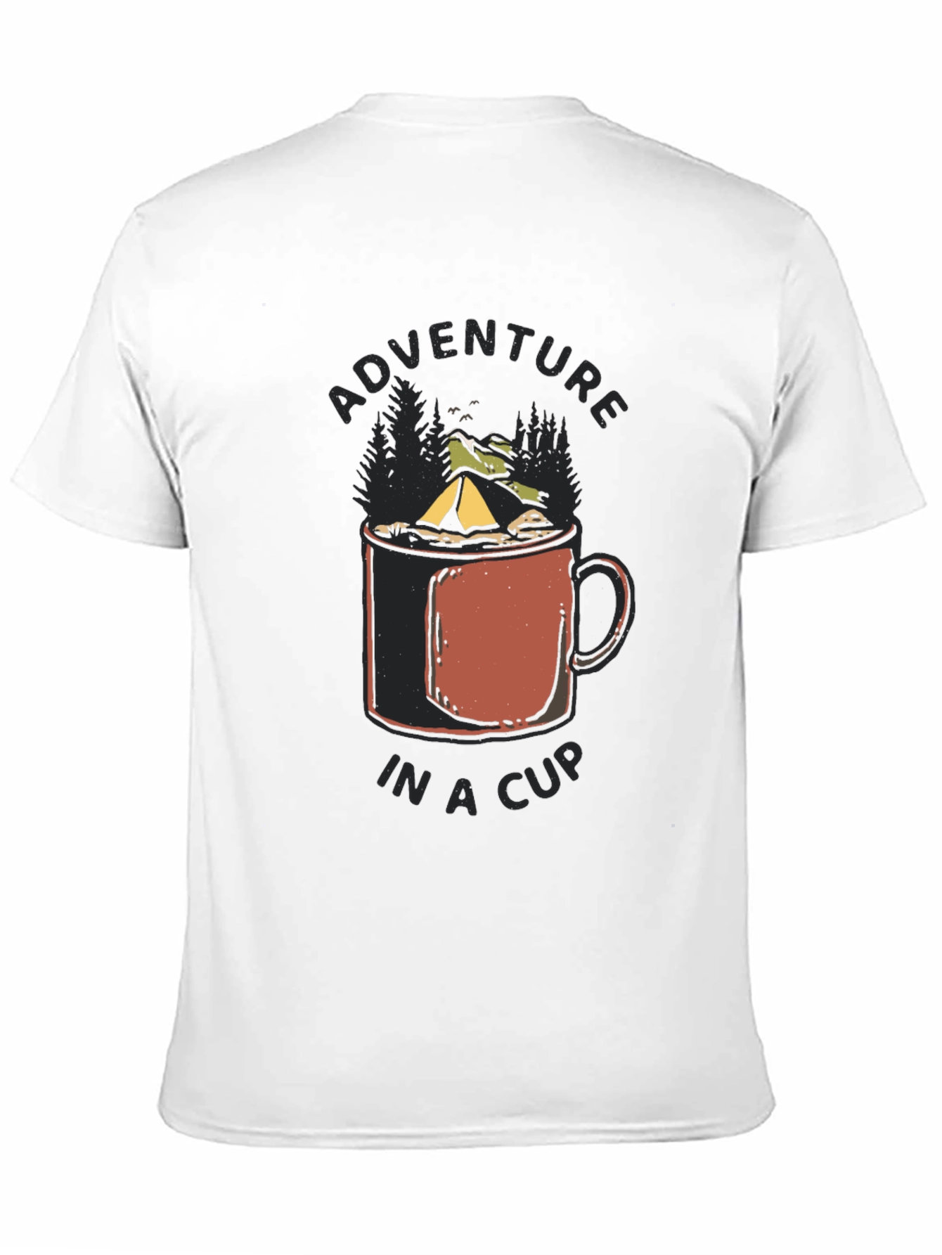 Adventure in a Cup Black Tee