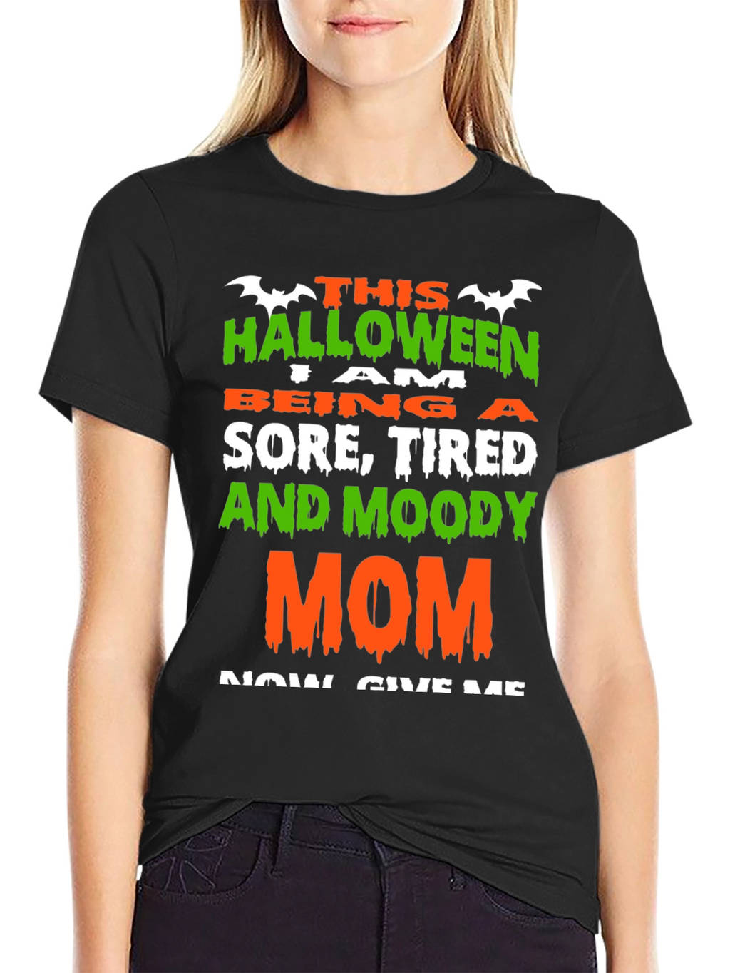Halloween Sore Tired Moody Mom T-Shirt