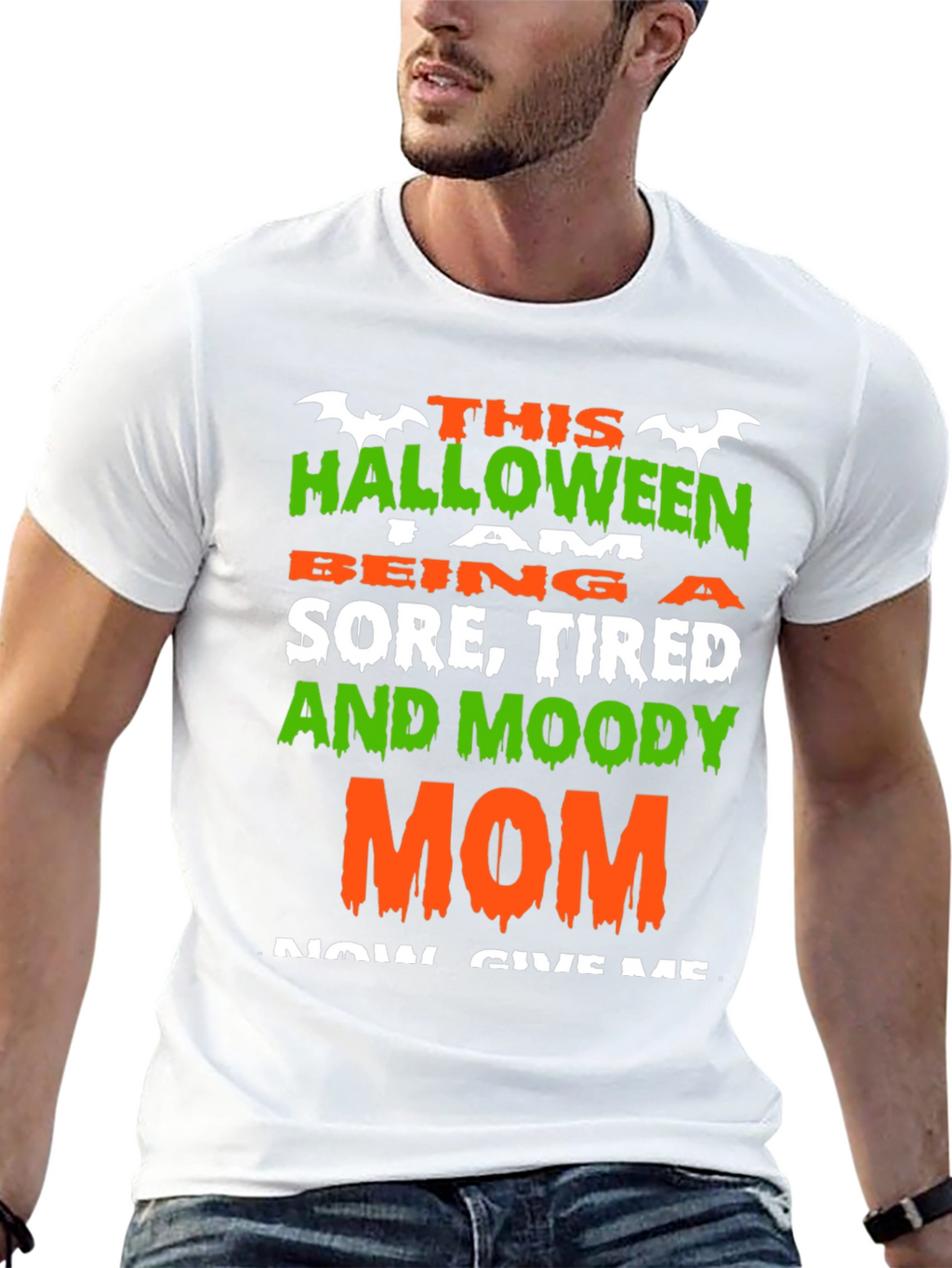 Halloween Sore Tired Moody Mom T-Shirt
