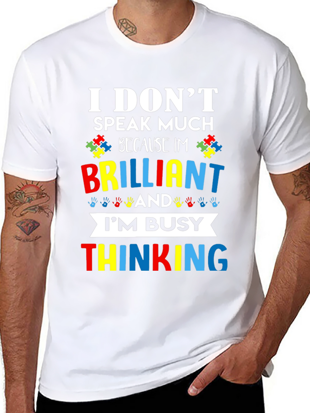 Brilliant Thinking Autism Awareness T-Shirt